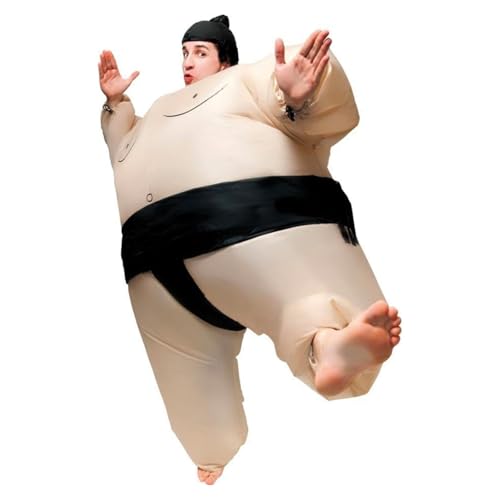 AirSuit® Déguisement Gonflable Sumo | Costume Gonflable Insolite | Qualité Premium | Taille Adulte 160 à 190cm | Polyester | Agréable à Porter | Résistant |...