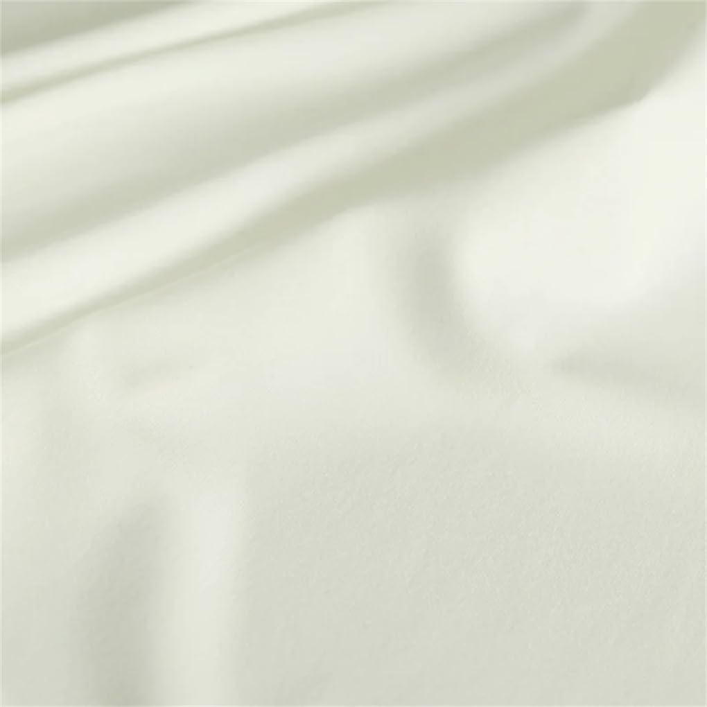 Tela de seda de leche tejida de elastano elástico de cuatro lados para coser ropa, vestidos, ropa de yoga, por metros, 10 unidades, color blanco, 1 m x 1,6 m
