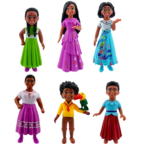 Encanto Toys, Madriga Family Figure Madriga House Figure Toy Set Cartoon Encanto Film Model Doll for Cake Decoration and Kids Play House Toy Gift Cover