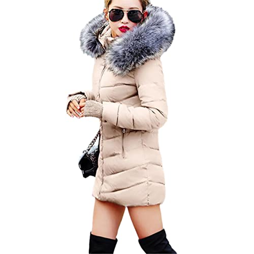 Doudoune longue pour femme Roquorl contre le vent et le froid hivernal