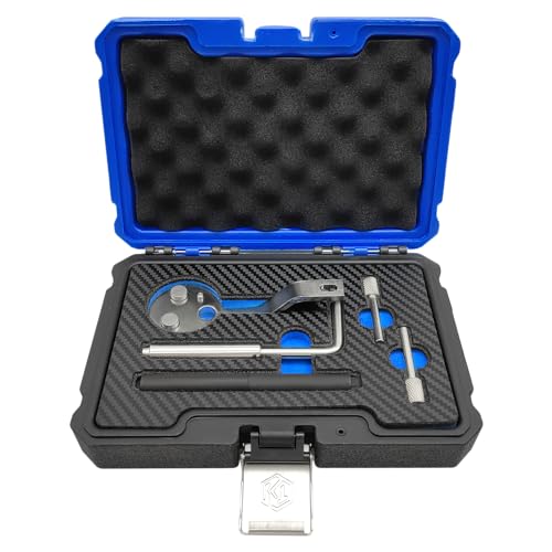 ZKTOOL Kit di strumenti per sincronizzazione motore, compatibile con Ford Transit 2.2 3.2 TDCi Diesel, perno di bloccaggio albero motore, strumento di allineamento catena, OEM 303-1310, 303-698, 303