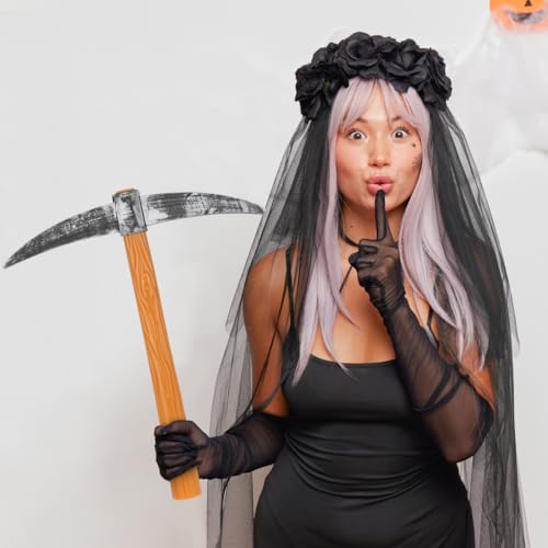 Healvian Kids Dwarfs Props 3Pcs Foam Pick Axe Shovel Party Decoration Lightweight Plastic Stage Performance Costume Accessory - Image 8