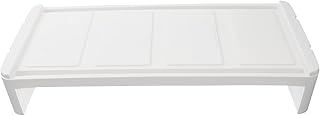 Beaupretty Monitor Riser White Monitor Stand Laptop Holder Desk Computer Stand Computer Monitor Riser Bracket Desk Organizer Laptop Stand White Monitor Stand Riser Monitor Stand White