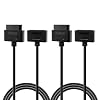CSTESVN SNES Controller Extension Cable, 2-Pack 1.8M/6FT Replacement Controller Extension Cable for Super Nintendo SNES SFC Game Console