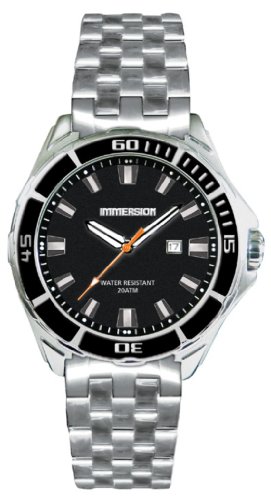 Immersion Men's Analogue Watch Stainless Steel Grey IM6868, Black, Bracelet
