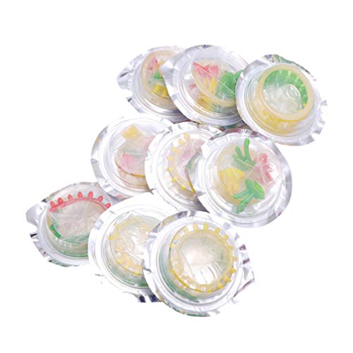 Amosfun Sex Condoms Colorful Flower Healthcare Condom Sex Life Health Products Ultra Thin 12pcs