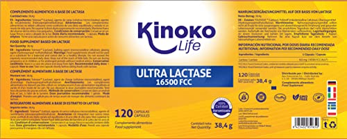 Laktase-Tabletten Kinoko Life Ultra Lactase 16500 FCC