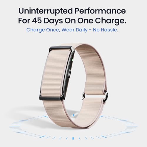 Image of Pebble Qore Fitness Band with 45 Days Battery Life| 100+ Sports Modes| Advanced Health Tracking HR| SpO2| Stress| Sleep| OneKey Measurement| Smart Notifications - Pink