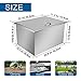 Drop in Ice Chest with Cover 304 Stainless Steel Drop in Cooler Included Drain-Pipe and Drain Plug Drop in Ice Bin for Cold Wine Beer,22''L X 17''W X 12''H
