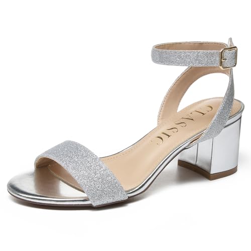 Sowdus Sandalen Damen mit Absatz Bequem Sandaletten Sommer Schuhe Damen Elegant Klassische Blockabsatz Schuhe Frauen Sandalen