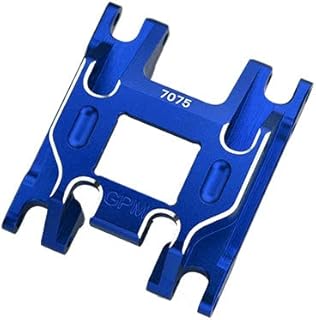 Aluminum 7075-T6 Chassis Skid Plate for Traxxas 1:18 TRX4M Ford Bronco Crawler 97074-1 / TRX4M Land Rover Defender 97054-1 / TRX4M K10 High Trail Crawler 97064-1 Upgrades - Blue