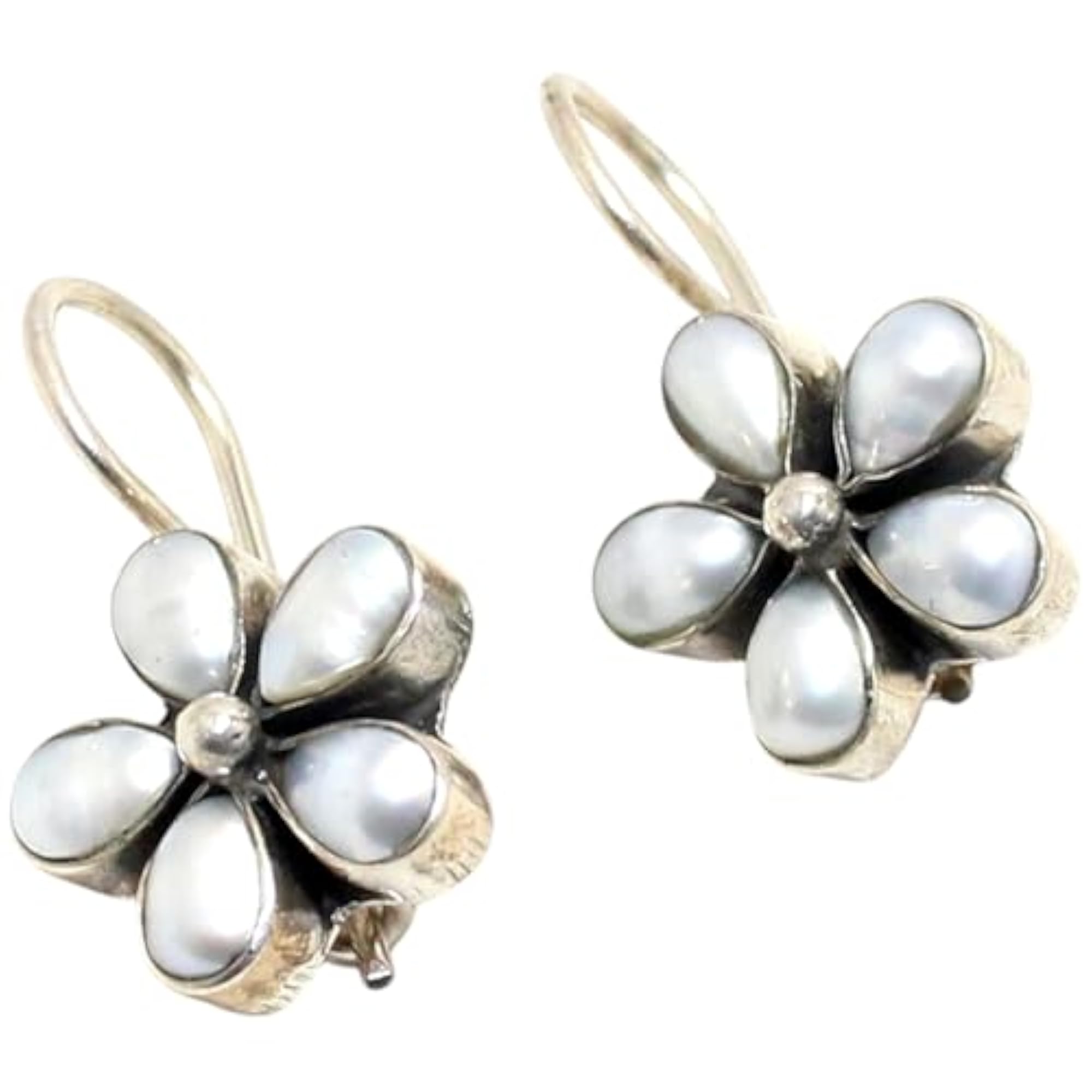 Designer 925 Sterling Silver Freshwater Pearl Earrings