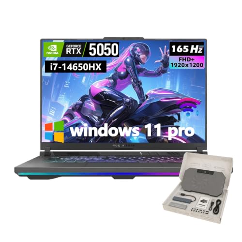 Image of ASUS ROG Strix G16 (2026) Gaming Laptop, 16 inch FHD+ 16:10 165Hz Display, Intel Core i7-14650HX, NVIDIA GeForce RTX 5050 GPU, 64GB DDR5 RAM, 2TB SSD, Wi-Fi 7, Win 11 Pro, Backlit Keyboard & Accessories