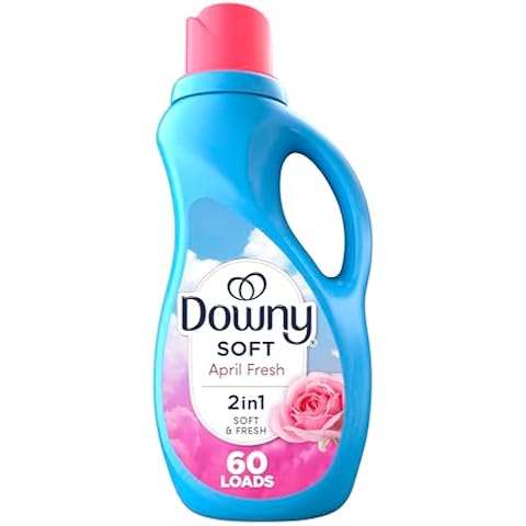 Downy Fabric Softener Liquid, April Fresh Scent, 44 fl oz, 60 Loads Cover