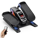 Roylvan Under Desk Elliptical Exercise Machine, Electric & Portable Ellipse Leg Exerciser, Quiet Seated Pedal Elliptical for Seniors Adult with Remoter, 12 Adjustable Speeds, 2 Modes for Home Office