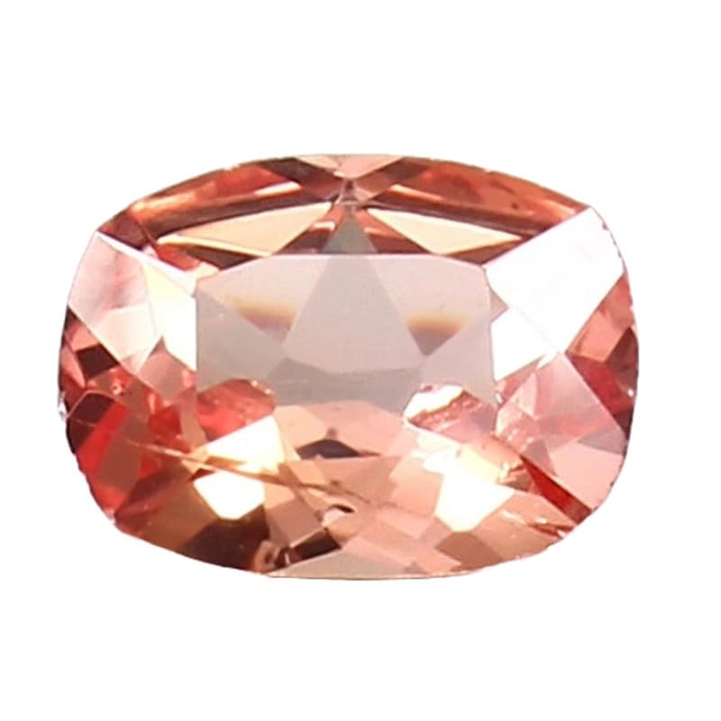 Saphir Padparadscha naturel coussin 9x7 mm : la solution pour créer vos bijoux sur mesure