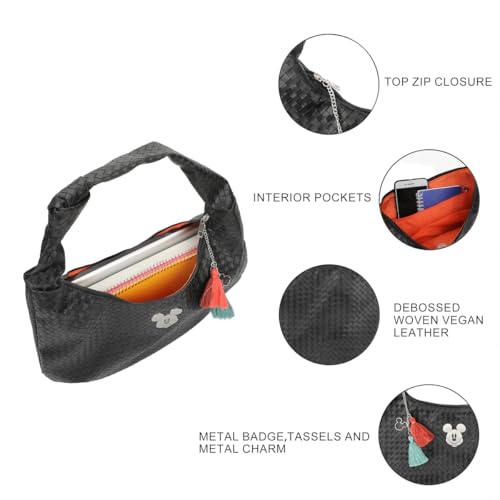 Disney Mickey Mouse Metal Badge16 Womens Handbag3