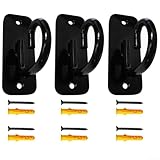 Besttoolifes Wandmontierte Widerstandsdehnung von Ankern, 3 robuste Eisenwandbänder für Krafttraining, Haken und Cardio, stimmbare Höhenhalterungen für Arme und Beine