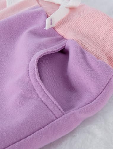 Image of Toddler Baby Boy Girl Clothes with Pockets 2PC Long Sleeve Pullover Sweatshirt and Pants Infant Fall Winter Outfit