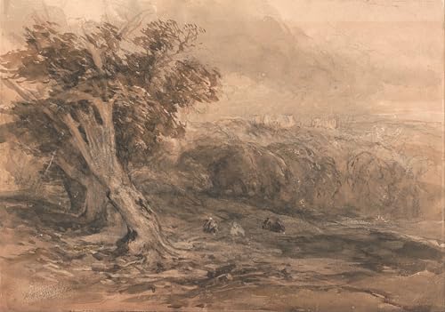 Impression sur toile Château de Warwick par David Cox art mural haut de gamme
