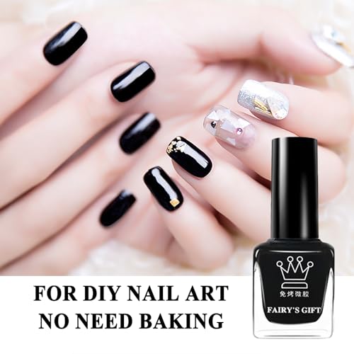 TBeautfave Silver Glitter Nail Polish, Quick Dry Nail Polish Long-lasting Nail Varnish, Non-Toxic Water Based Breathable Nail Polish, Natural Nail Polish Nail Art DIY, 15ml - Image 7