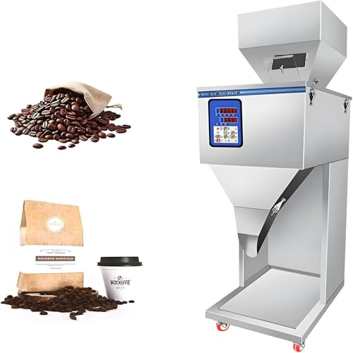Image of Automatic Powder Granule Filling Machine, Particle Weighing For Spices With Foot Pedal And Packaging Filler Dispenser(10gto1500g)