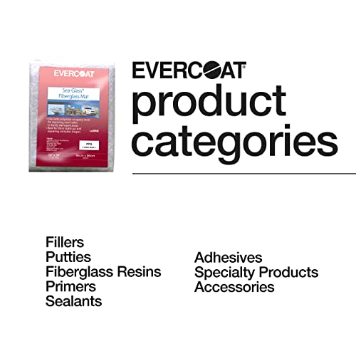 Image of Evercoat Sea-Glass Fiberglass Mat - Fiberglass in Non-Woven State - 1.5 Oz - 9 Sq Ft