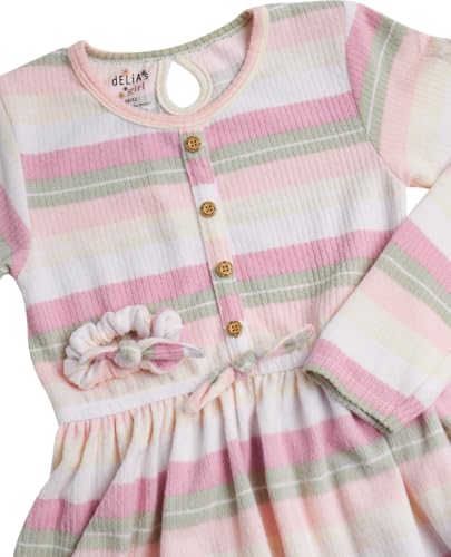 dELiA*s Girls Dress - Cute Long Sleeve Easter Dress for Girls with Matching Scrunchie for Church or Casual Wear (Sizes 7-16)3