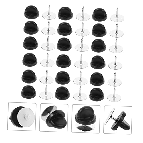 Pin de broche para insignias y etiquetas decorativas con cierre de embrague clutch 8