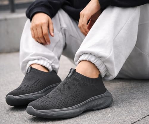 Image of Kraasa Trial Running Shoes with Lightweight Memory Insole | Breathable, Anti-Skid Knit Sneaker, Walking & Gym Shoes