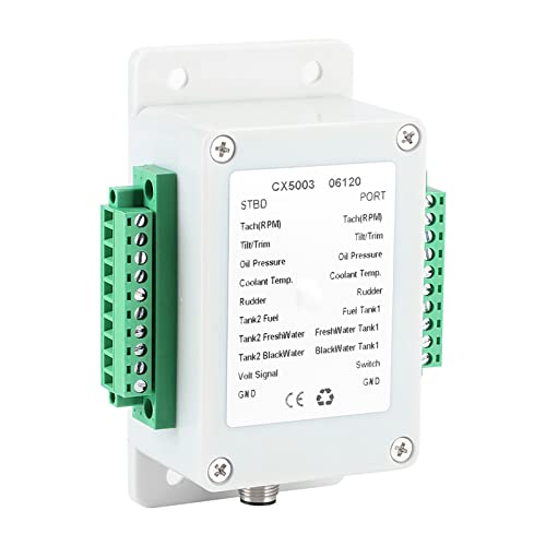 Cx5003,Nmea 2000 Converter,nmea 2000 adapter cx5003 nmea 2000 converter ShipYacht Parts 9‑32V DC Converter Box Convert Sensor Singal to NMEA2000 IP67 for Boat Yacht