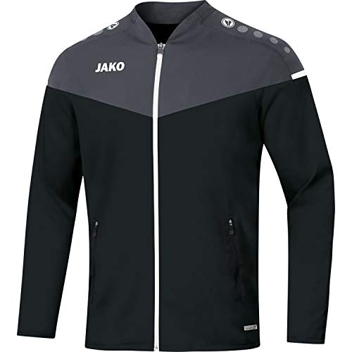 JAKO Herren Präsentationsjacke Champ 2.0, Schwarz/Anthrazit, M – Ansicht 1