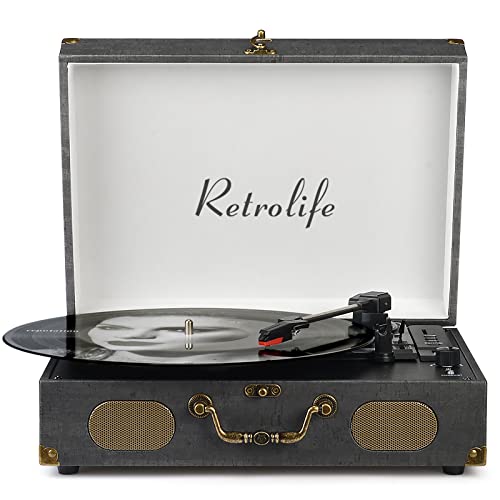 Platine Vinyle Bluetooth 33/45/78 AUX (Black) - Les Beatles, Paul McCartney, John Lennon, RIngo Starr, George Harrison Platine Vinyle Bluetooth 33/45/78 AUX (Black)