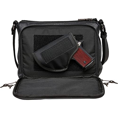 Concealed Carry Kinsley Crossbody with RFID Wallet - Discreet Locking CCW Bag for Women - Universal Holster2