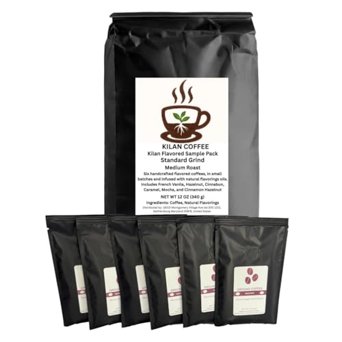 Kilan Coffee Flavored Coffee Sample Pack 6x2oz