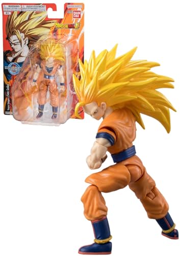 Dragon Ball Evolve SS3 - Action figure di Goku da 12,5 cm, giocattolo Super Anime - Action figure Bandai da collezione - Regali anime per i fan