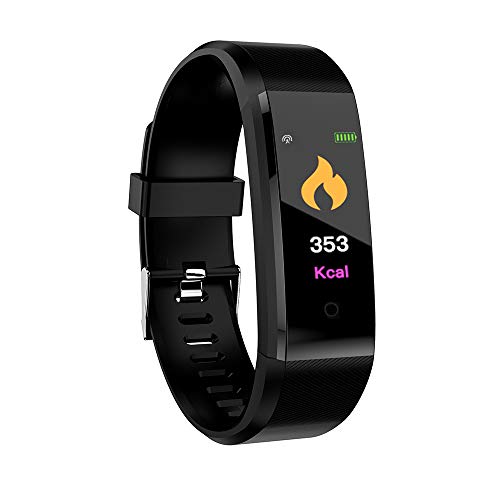 Cucudy Smartband,Smartwatch com funções Heart Rate Monitoramento de Pressão Arterial Calorie Aptidão