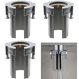 safycaby 3 PCS Kitchen Faucet Fixing Nut Plastic Faucet Lock Nut Anti Loosening Nut Faucet Tool for Kitchen and Bathroom (Gray) (Gray)