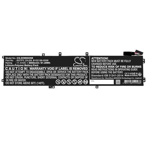 Batterie Dell Inspiron 15-7590-D1535B TECHTEK pour travailler en déplacement libre