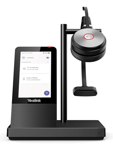 Yealink DECT WH66 Mono Teams: Auriculares de diadema ideales para tu oficina o teletrabajo