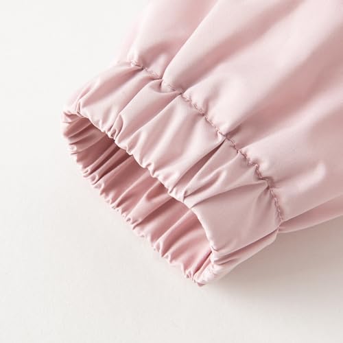 DAVE&BELLA Toddler Girls Hooded Jacket, Kids Baby Cute Spring Fall Outerwear Windbreaker Zipper Lightweight Casual Coat4