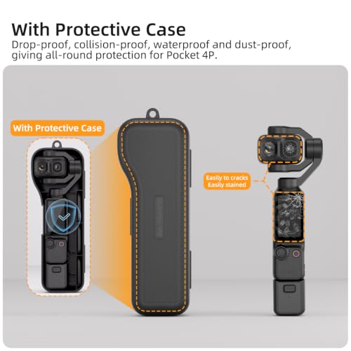 Étui plastique pour DJI Osmo Pocket 4P jaune - 5