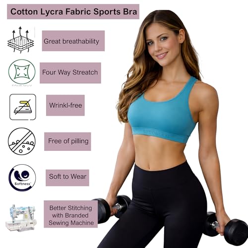 Image of Sports Bra Combo Pack for Gym Yoga Exercise Running Workout Regular Daily use