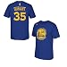 Adidas Men's NBA Golden State Warriors-Kevin Durant #35-Mesh Logo T-Shirt-Large