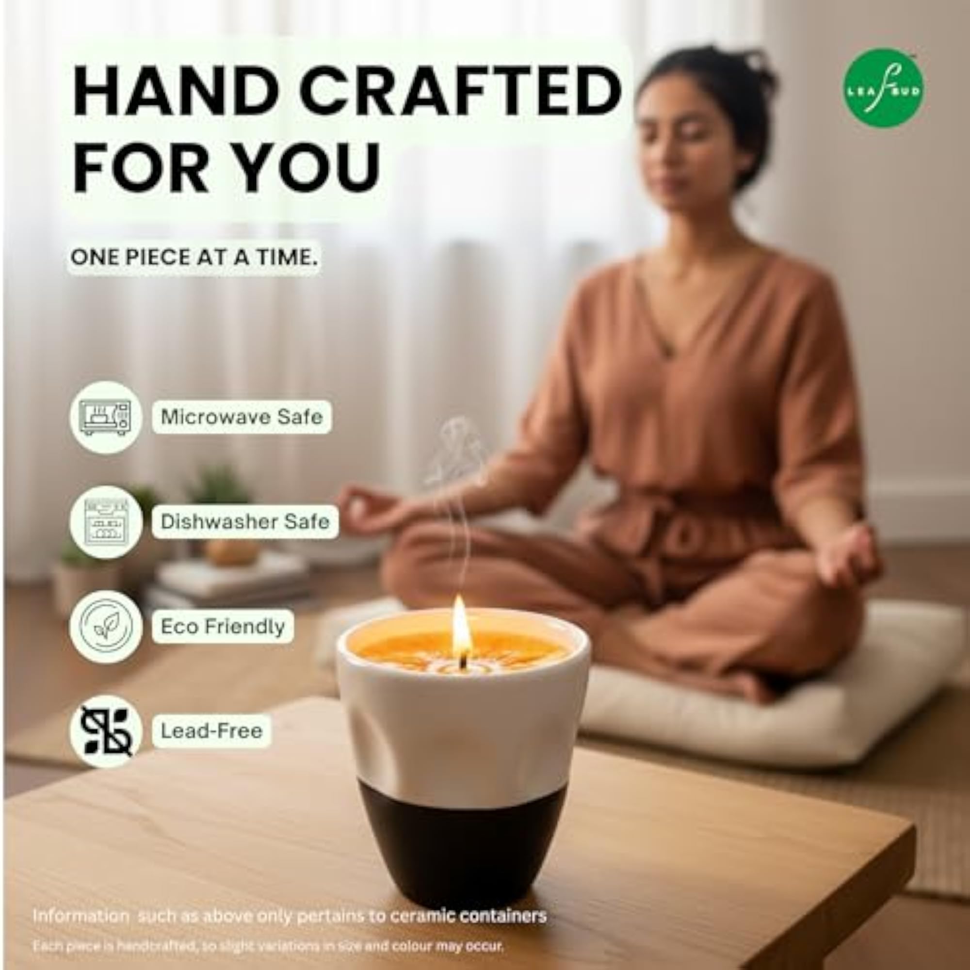 Peach Reverie Perfumed Ceramic Conical Candle