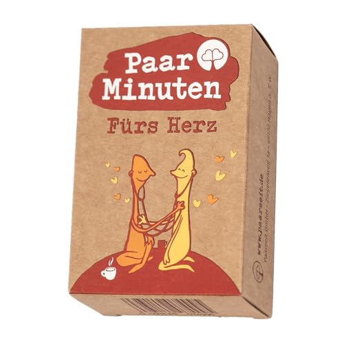 Paarzeit PaarMinuten: 53 spielerische Gesprächsimpulse für Paare - Liebevolle Geschenkidee und Mitbringsel Paar Gesprächskarten Fragespiel und Gesprächsstoff für gemeinsame Minuten FÜRS Herz