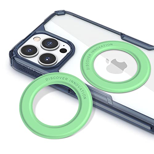 Image of Nillkin MagSafe Ring Magnet - Magnetic Phone Sticker for Samsung Galaxy S23 S22 S21 S20 Ultra /Plus,Note 20 /10 /9 Series, iPhone 14 13 12 11 /XS /8 /SE, Google Pixel 7 Pro, Android Phones, 2 Pack Green