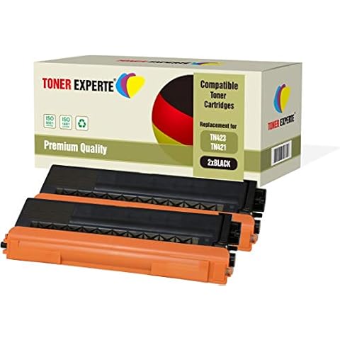 2-Pack TONER EXPERTE® Compatible with TN-423BK Black Premium Toner Cartridges for Brother HL-L8260CDW, HL-L8360CDW, MFC-L8690CDW, MFC-L8900CDW, HL-L9310CDW, DCP-L8410CDW, DCP-L8410CDN, MFC-L9570CDW Cover