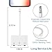 USB C to Microphone Adapter for Live-Streaming Type C to Microphone & 3.5mm Headphone Adapter with Charging Port USB C Audio & MIC Splitter Compatible for iPhone 16/17 iPad Pro/Galaxy 25 24/Pixel 9 8