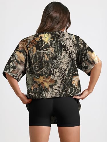 Image of Trendy Queen Womens Oversized T-Shirts Short Sleeves Workout Tops | Casual Summer Gym Tees Plus Size Fashion Clothes 2026